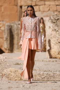 Woven Jacket & Crepe Skirt Woven Jacket & Crepe Skirt