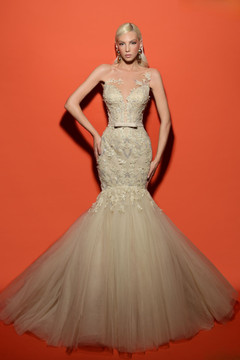 Embroidered EVELYN Gown