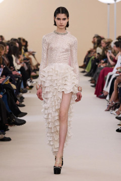 Sequin Top with Ruffled Skirt