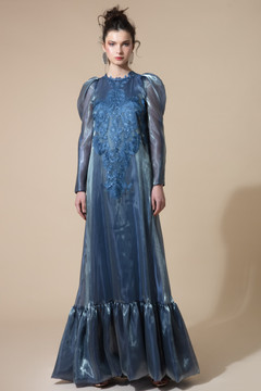 Long Bishop Sleeve Gown Long Bishop Sleeve Gown