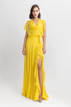 Draped Chiffon Gown Draped Chiffon Gown