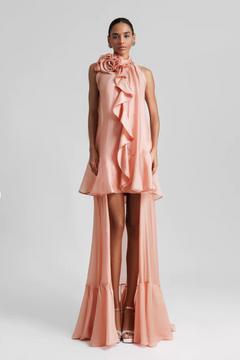 Sleeveless High-Collar Dress Sleeveless High-Collar Dress