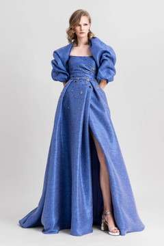 Strapless Gown with Bolero Strapless Gown with Bolero