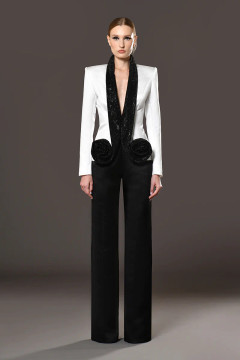 Long Sleeve Blazer with Pants Long Sleeve Blazer with Pants