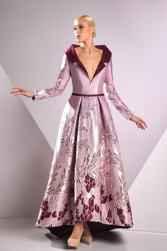 Jacquard Gown