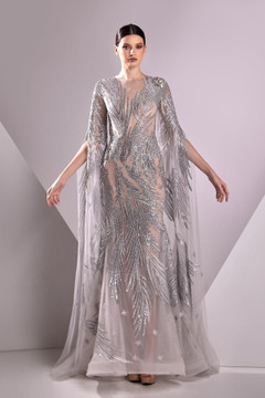 Tulle Embroidery Gown Tulle Embroidery Gown