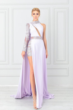 Long Sleeve Column Gown Long Sleeve Column Gown