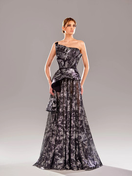 Strapless Patterned Dress Strapless Patterned Dress