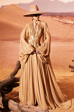 Pleated Muslin Gown Pleated Muslin Gown