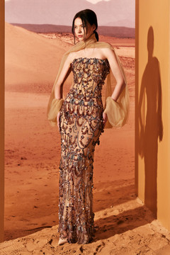 Fully-Embellished Tulle Gown