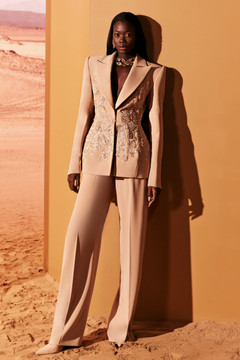 Sculptural Blazer with Trousers Sculptural Blazer with Trousers
