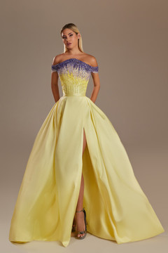 Off-Shoulder Ball Gown Off-Shoulder Ball Gown