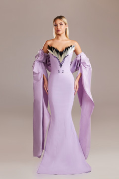 Flared Strapless Gown Flared Strapless Gown