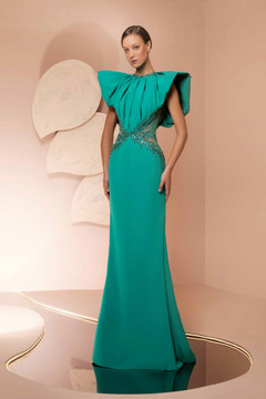 Sculpted Crepe Gown Sculpted Crepe Gown