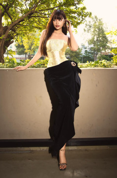 Strapless-Draped Dress Strapless-Draped Dress