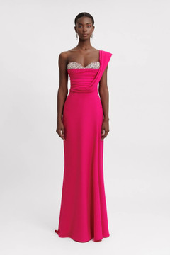 Draped Corset Gown