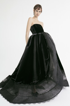 Strapless Gown with Full Skirt