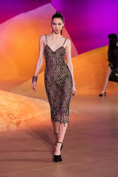 Spaghetti Strap Beaded Tulle Dress Spaghetti Strap Beaded Tulle Dress