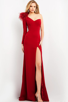 Long Sleeve One Shoulder Gown Long Sleeve One Shoulder Gown