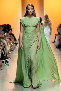 Georgette Cape Gown Georgette Cape Gown