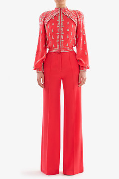 Embellished Jacket with Pants Embellished Jacket with Pants