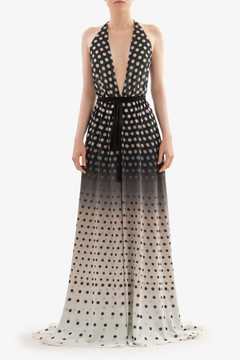 Gradient Printed Gown Gradient Printed Gown