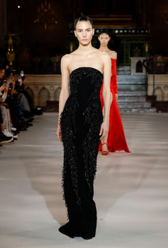 Glass Beaded Gown Glass Beaded Gown