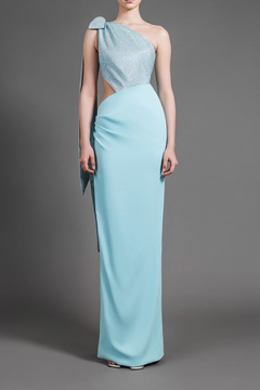 Shimmery Lurex and Cr?pe Gown Shimmery Lurex and Cr?pe Gown