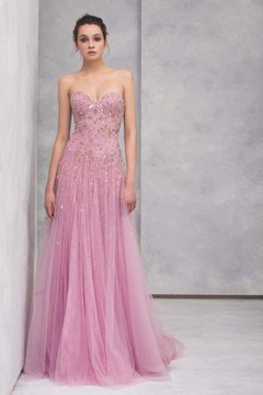 Strapless Lace Gown Strapless Lace Gown