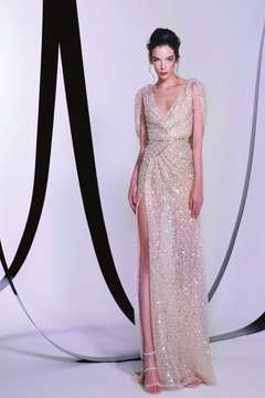 Crystal Embellished Gown Crystal Embellished Gown