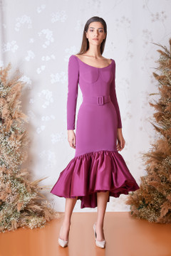 Long Sleeve Fit and Flare Dress Long Sleeve Fit and Flare Dress