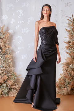 Strapless Top and Ruffled Skirt Strapless Top and Ruffled Skirt