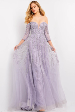 Off the Shoulder Evening Gown Off the Shoulder Evening Gown