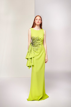 Fontaniva Lime Green Gown Fontaniva Lime Green Gown