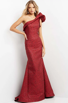 One Shoulder Mermaid Gown One Shoulder Mermaid Gown