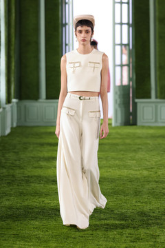 Crepe Crop Top with Pants Crepe Crop Top with Pants