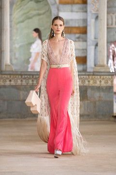 Crepe Jumpsuit & Cape Crepe Jumpsuit & Cape