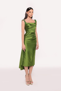 Amelia Taffeta Midi Dress Amelia Taffeta Midi Dress