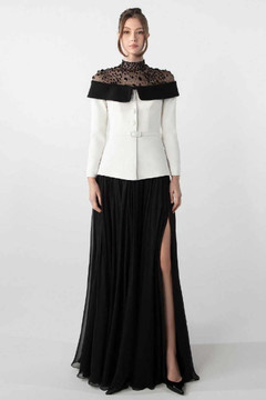 Jacket Inspired with Slit Skirt Jacket Inspired with Slit Skirt