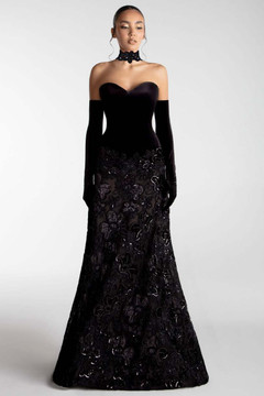 Velvet-Corset Gown Velvet-Corset Gown