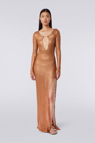 Coated Lace Cover Up