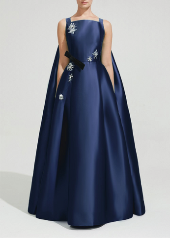 Luna Navy Gown