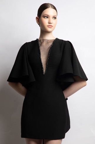 Short Sleeve Mini-Dress