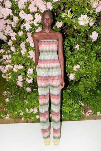 Wide Stripe Jumpsuit