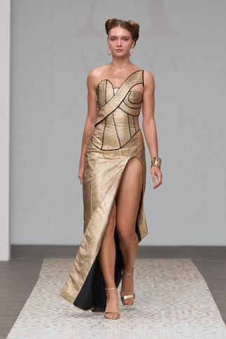 Tara One Shoulder Gown