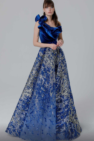 Mix Media Ball Gown