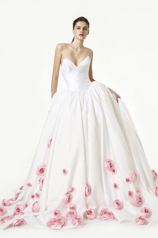 Strapless Mikado  Gown