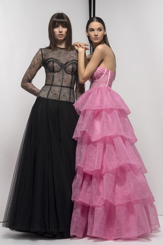 L-Long Sleeve Angier Gown