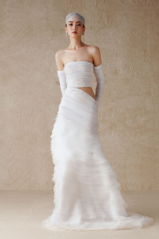 Sheer Silk Gown