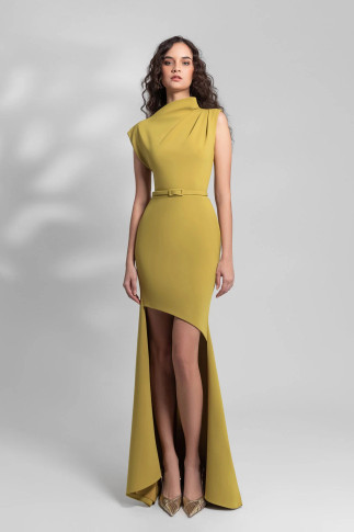 Asymmetrical Fitted Dress